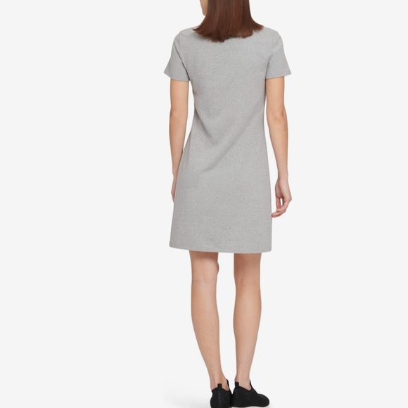 DKNY Logo Cotton T-Shirt Dress NWT - Picture 3 of 6